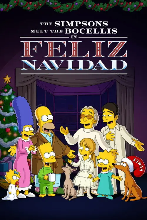 مشاهدة فيلم أنمي The Simpsons Meet the Bocellis in "Feliz Navidad" 2022 مترجم