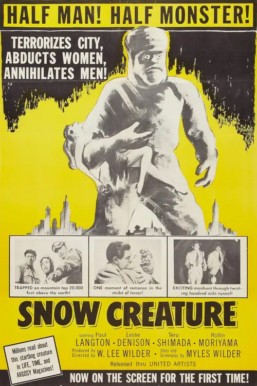 مشاهدة فيلم The Snow Creature 1954 مترجم