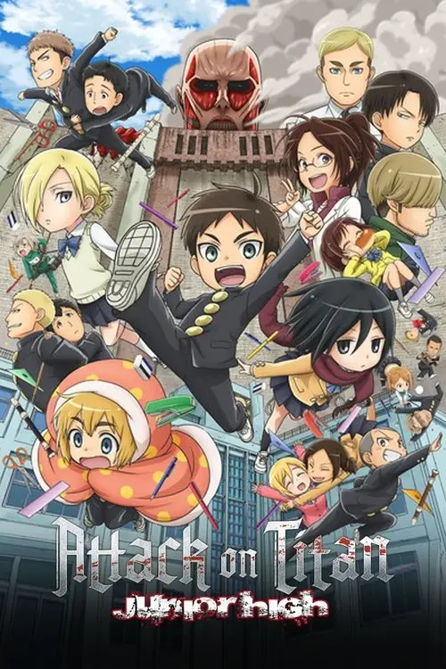 مسلسل أنمي Attack on Titan: Junior High 2015 مترجم كامل