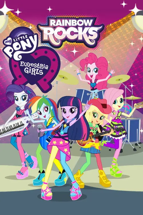 مشاهدة فيلم أنمي My Little Pony: Equestria Girls – Rainbow Rocks 2014 مترجم