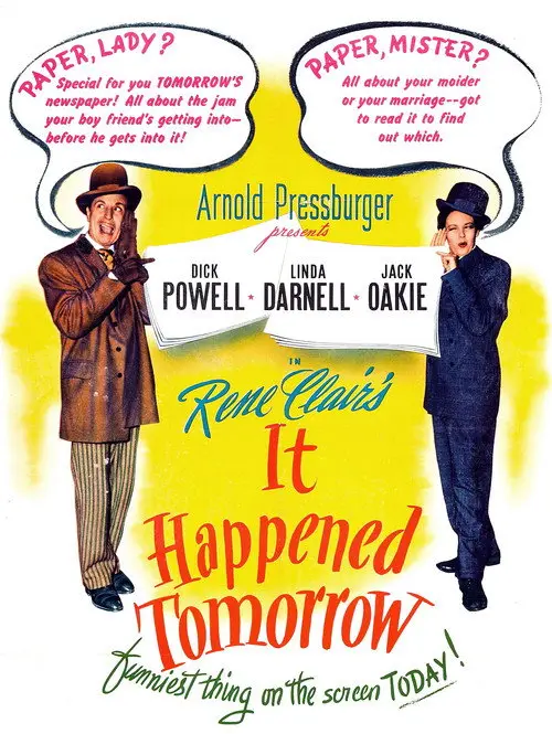 مشاهدة فيلم It Happened Tomorrow 1944 مترجم